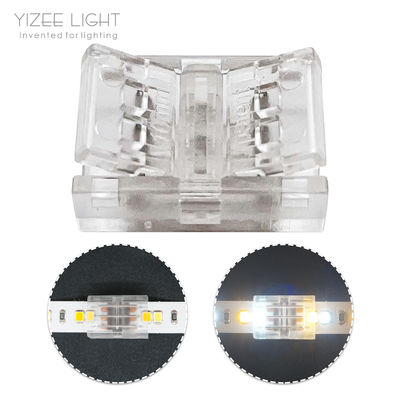 3 PIN 10mm PCB a PCB SMD connettore a strisce LED senza saldatura trasparente