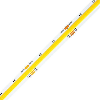 10mm CCT COB LED Strip Light 640Chips/M Strip luminoso a LED regolabile in bianco