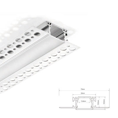 33*19mm Profili in alluminio a gessetto per strisce a LED