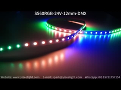 Striscia digitale a LED RGB DMX512 60LED/M 12mm 14.4W/M 5050 Striscia a LED Dream Color