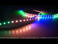SPI Digital SMD 5050 RGB LED Strip DC24V 14.4W 10mm RGBIC LED Strip Lampade